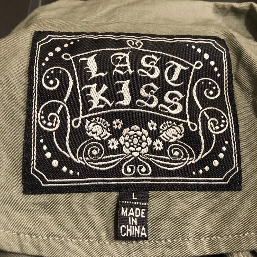 Last Kiss Khaki Green Jacket Size L